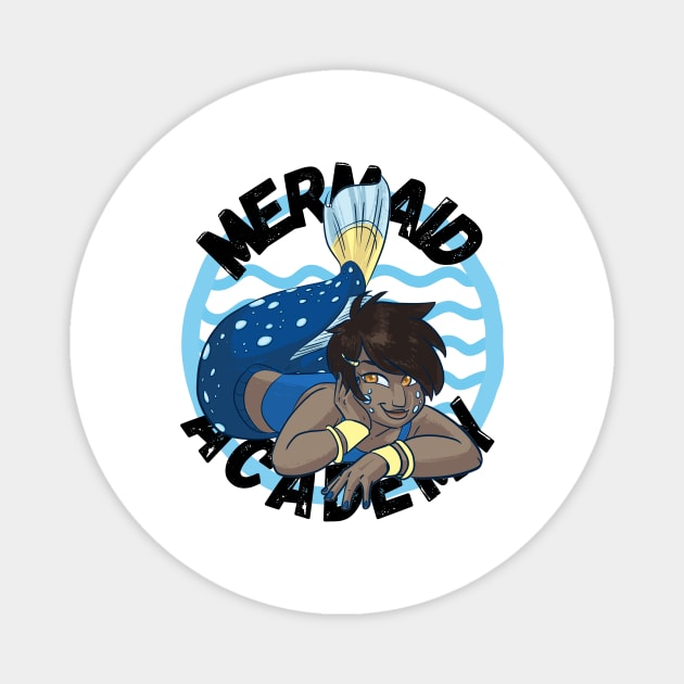 Mermaid Academy Black Mermaid Perfect Gift for Mermaid and Siren lovers Representation is Important Magnet by nathalieaynie